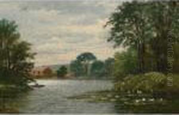 Afternoon Boating Oil Painting by William Raphael