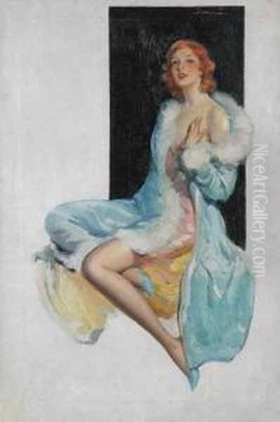 Yvonne Oil Painting by Walter G. Ratterman