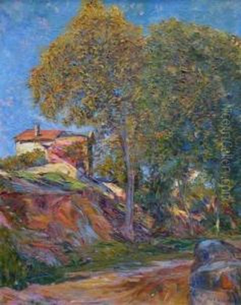 Paysage Aux Grands Arbres Oil Painting by Joseph Ravaisou