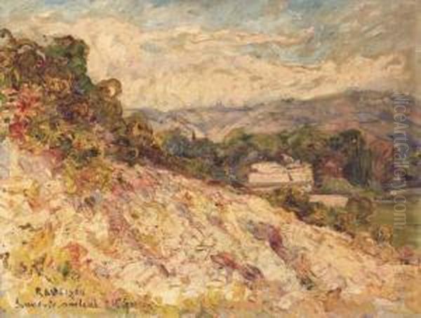 Paysage Provencal Oil Painting by Joseph Ravaisou