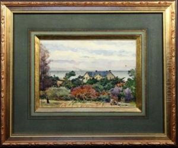 Paysage De Bord De Mer Oil Painting by I Ray