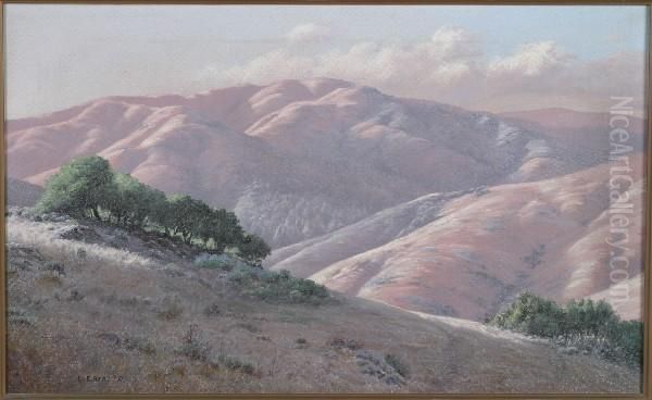 Marin County Hills Oil Painting by Louis Edward Rea