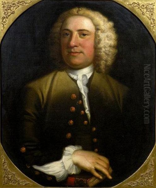 Portrait Of Joseph Littledale Oil Painting by Matthias Read