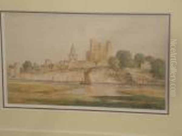 Rochester Castle Oil Painting by Samuel Read