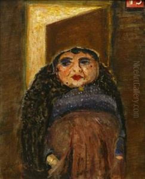 La Gardienne Du Serail Oil Painting by Paul Reboux