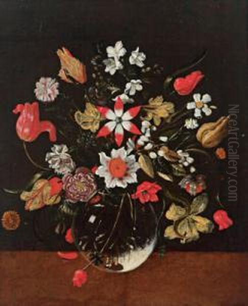 Ito Natura Morta Con Fiori Oil Painting by Giacomo Recco