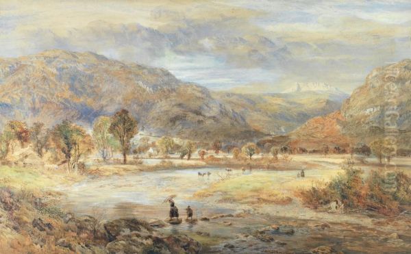 The Valley Of The Lugvoy Oil Painting by Joseph Charles Reed