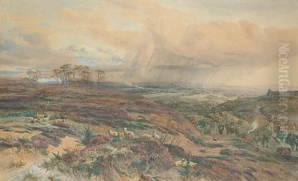 Leith Hill Oil Painting by Joseph Charles Reed