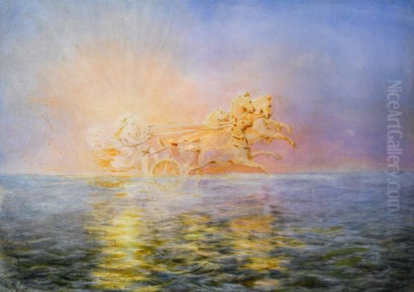 Apollo's Chariot Oil Painting by Mary Reeves