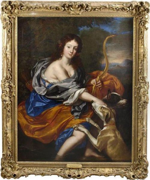 Diana Preparing For The Chase Oil Painting by Niccolo Renieri (see Regnier, Nicolas)