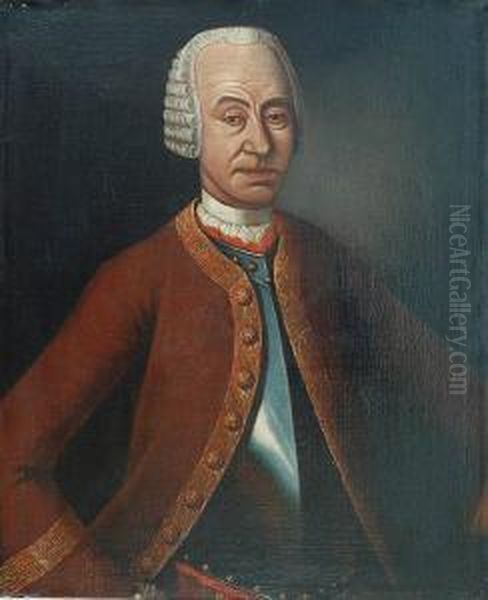 Johann Dietrich Maydell Oil Painting by J. G. Rehberg