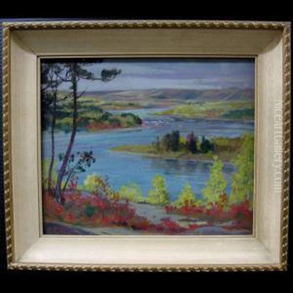 The Ottawa River Near Trois Riviere Oil Painting by George Agnew Reid