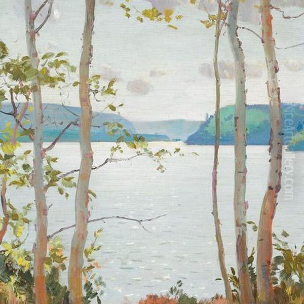 Orient Bay, Lake Nipigon Oil Painting by George Agnew Reid