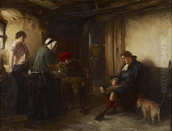 The Fugitive Oil Painting by George Ogilvy Reid