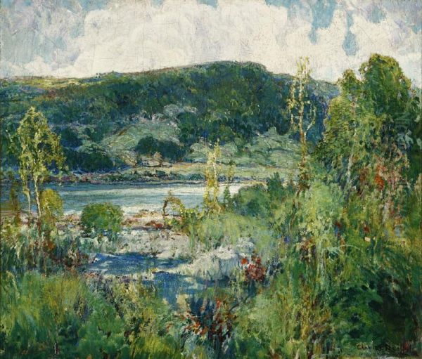 Huckleberry Hill Oil Painting by Charles Reiffel