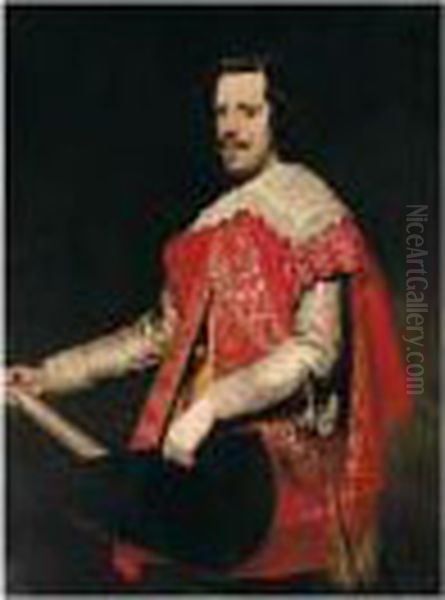 Portrait Of Philip Iv Of Spain Oil Painting by John Lewis Reilly