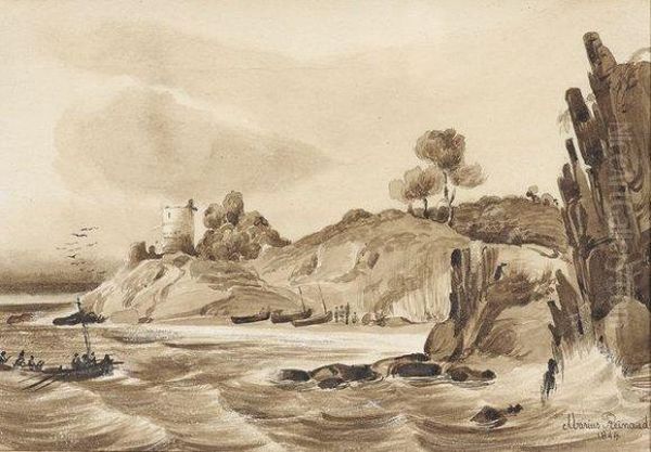 Paysage Pres De Toulon Oil Painting by Marius Reinaud