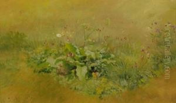 Kleines Wiesenstuck Oil Painting by Friedrich Philipp Reinhold