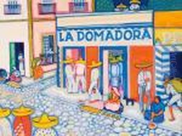 La Domadora Oil Painting by Winold Reiss