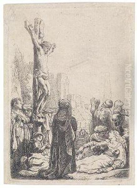 Christus Am Kreuz Oil Painting by Rembrandt Van Rijn