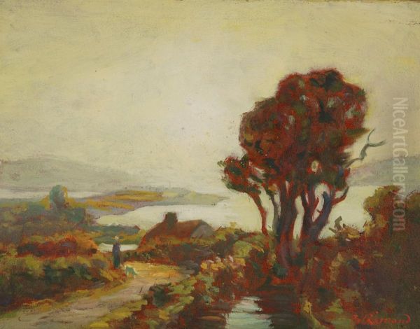 Paesaggio Oil Painting by Jean Remond