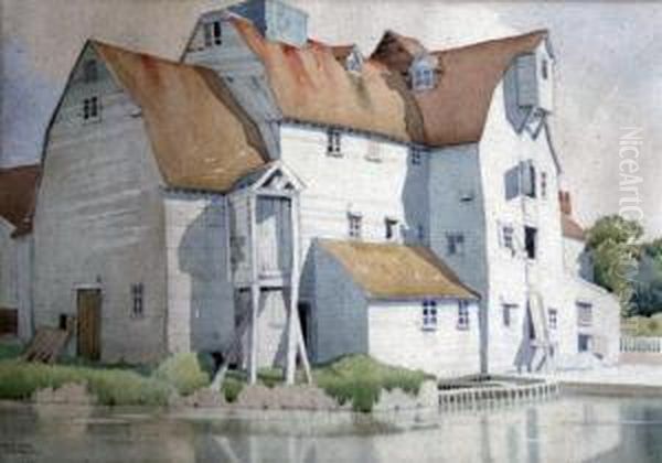 Old Mill Oil Painting by Morgan Rendle