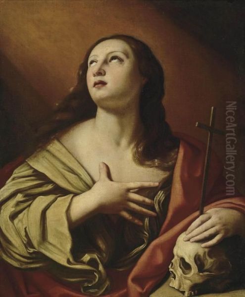 The Penitent Magdalen Oil Painting by Guido Reni