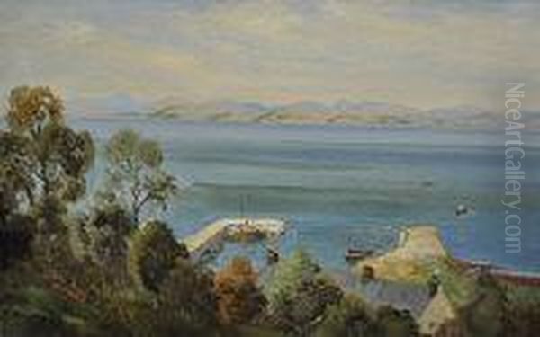 West Coast Harbour Scene by George Melvin Rennie