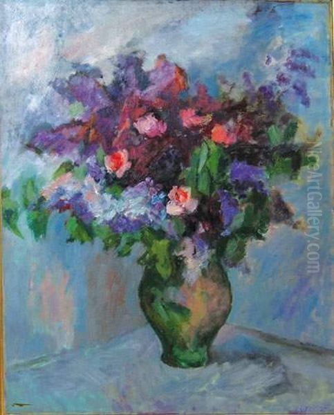 Bouquet De Lilas Et De Roses (1959) by Irena Hassenberg Reno