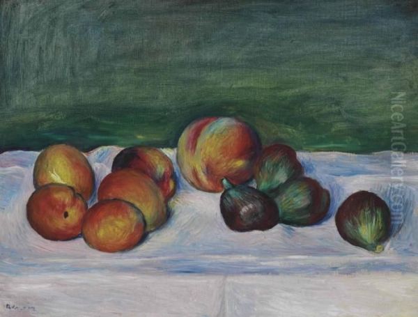 Abricots Et Figues Oil Painting by Pierre Auguste Renoir