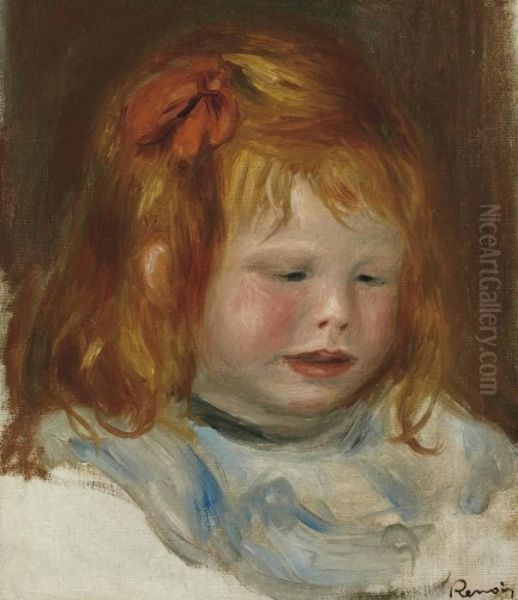 Portrait De Jean Renoir Oil Painting by Pierre Auguste Renoir