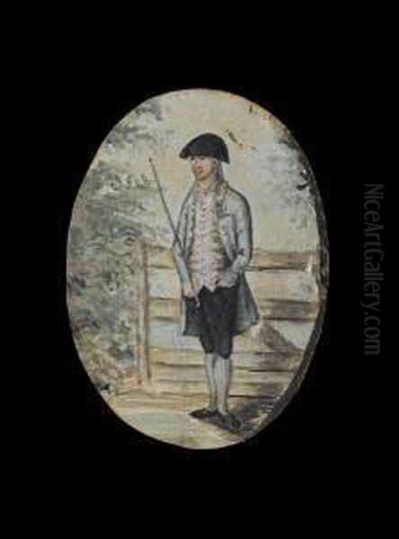 A Portrait Of Thomas Ivory Jnr. Oil Painting by Humphrey Repton