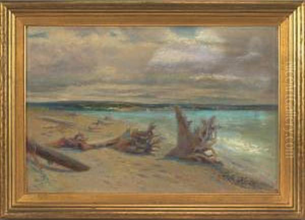 Costal Scene Oil Painting by John Rettig