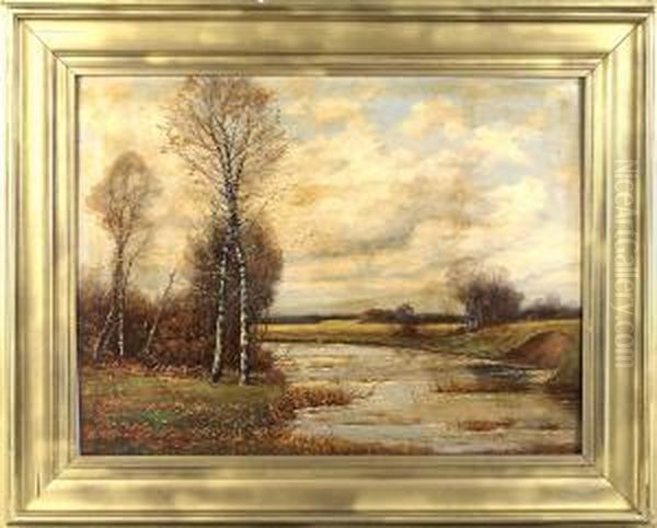 Untitled Oil Painting by Wilhelm Reuter