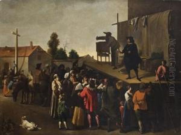 Il Ciarlatano Oil Painting by Willem Reuter