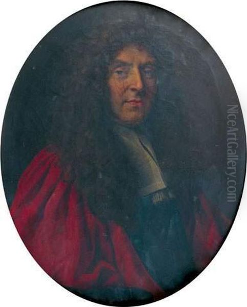 Portrait De Monsieur Jean Bouhier Oil Painting by Gabriel Revel