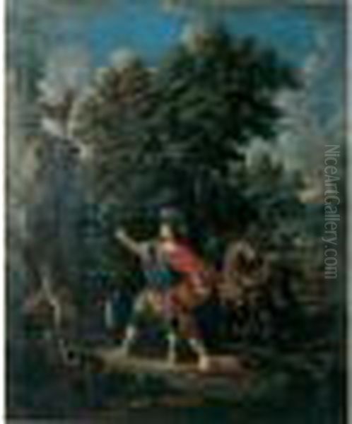 Saint Hubert Oil Painting by Gabriel Revel