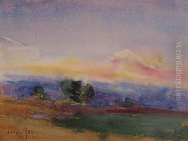 Soleil Oil Painting by Adolphe Rey