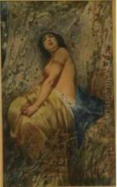 Femme Oil Painting by Francois Reynaud