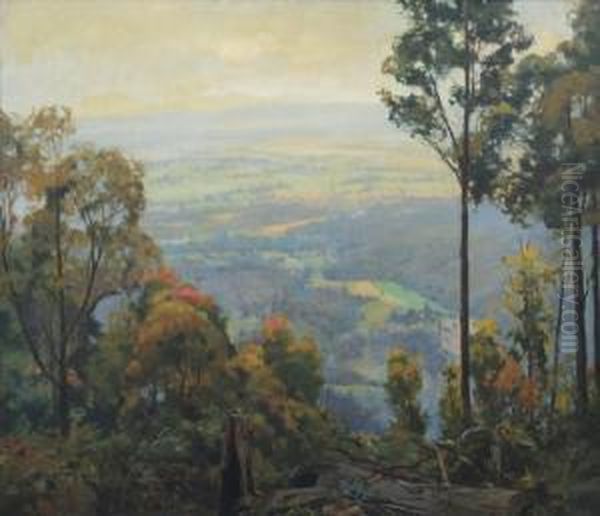 Neardandenong Oil Painting by Frederick George Reynolds