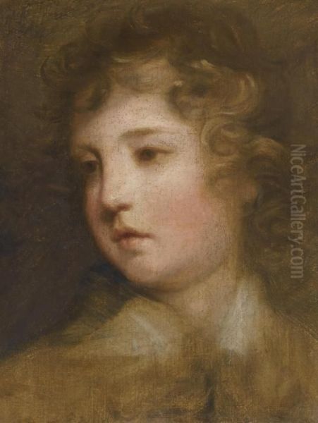 Study For The Portrait Of Lord George Seymour Conway Oil Painting by Sir Joshua Reynolds