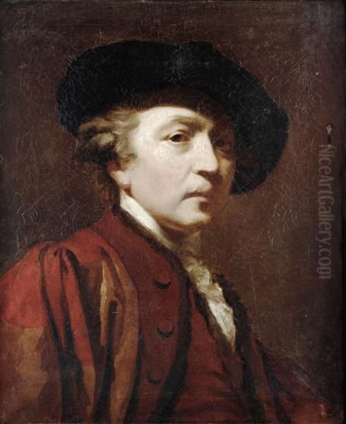 Portrait Of The Artist Oil Painting by Sir Joshua Reynolds