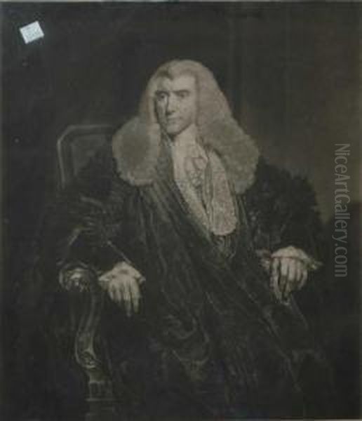 The Right Honorable Sir Vicary Gibbs Oil Painting by Samuel William Ii Reynolds