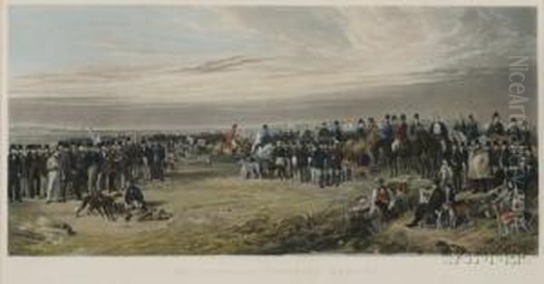 The Waterloo Coursingmeeting Oil Painting by Samuel William Ii Reynolds