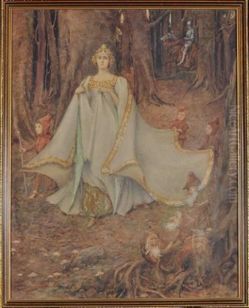 The Fairy Queen Oil Painting by Henry Maynell Rheam