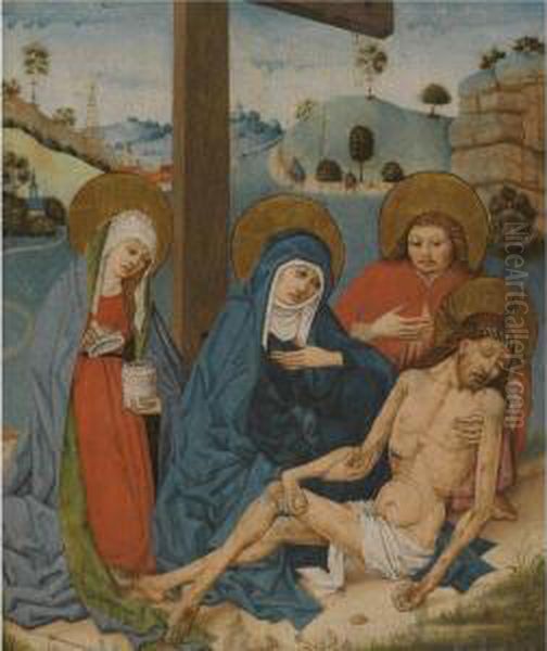 The Lamentation Oil Painting by Upper Rhine