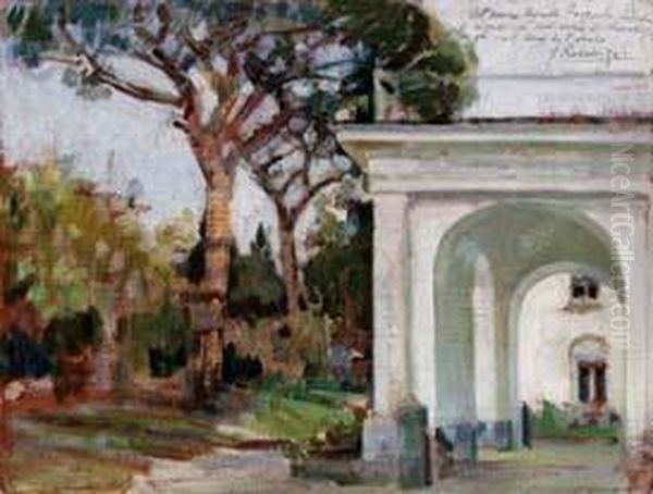 Casa Bianca Oil Painting by Gaetano Ricchizzi