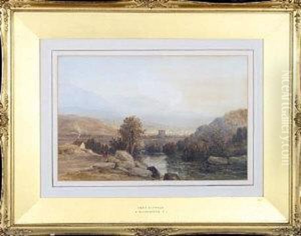 Near Dunkeld Oil Painting by Edward M. Richardson