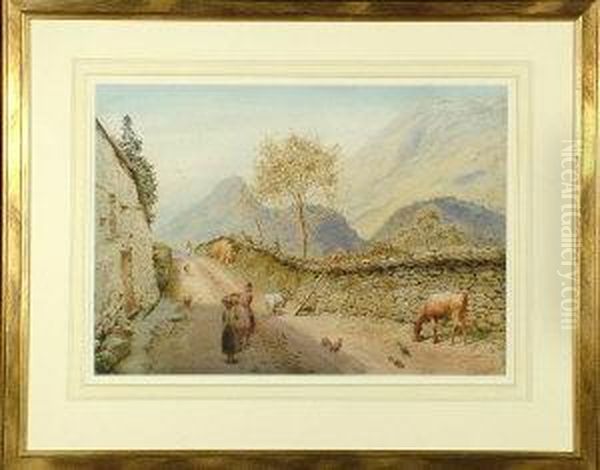 Near Troutbeck Oil Painting by Henry Burdon Richardson