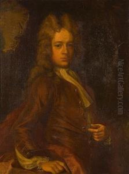 Portrait Of Samuel Enys Oil Painting by John Richardson